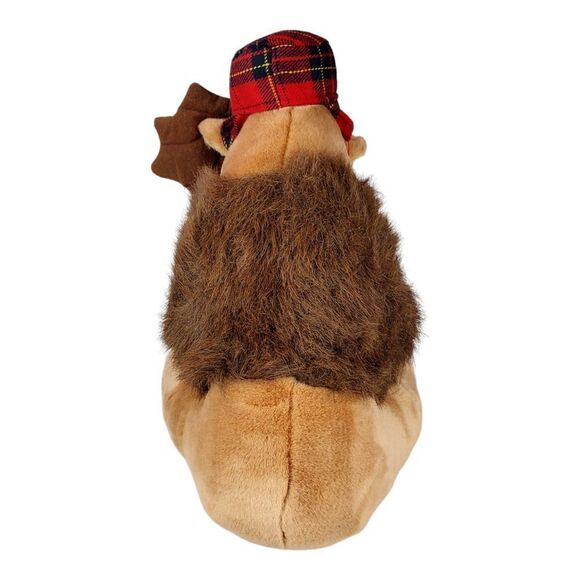 Vintage Murphy The Moose 80's Plush Cabin Grumpy Hunter Tan Christmas Holiday - Picture 4 of 8